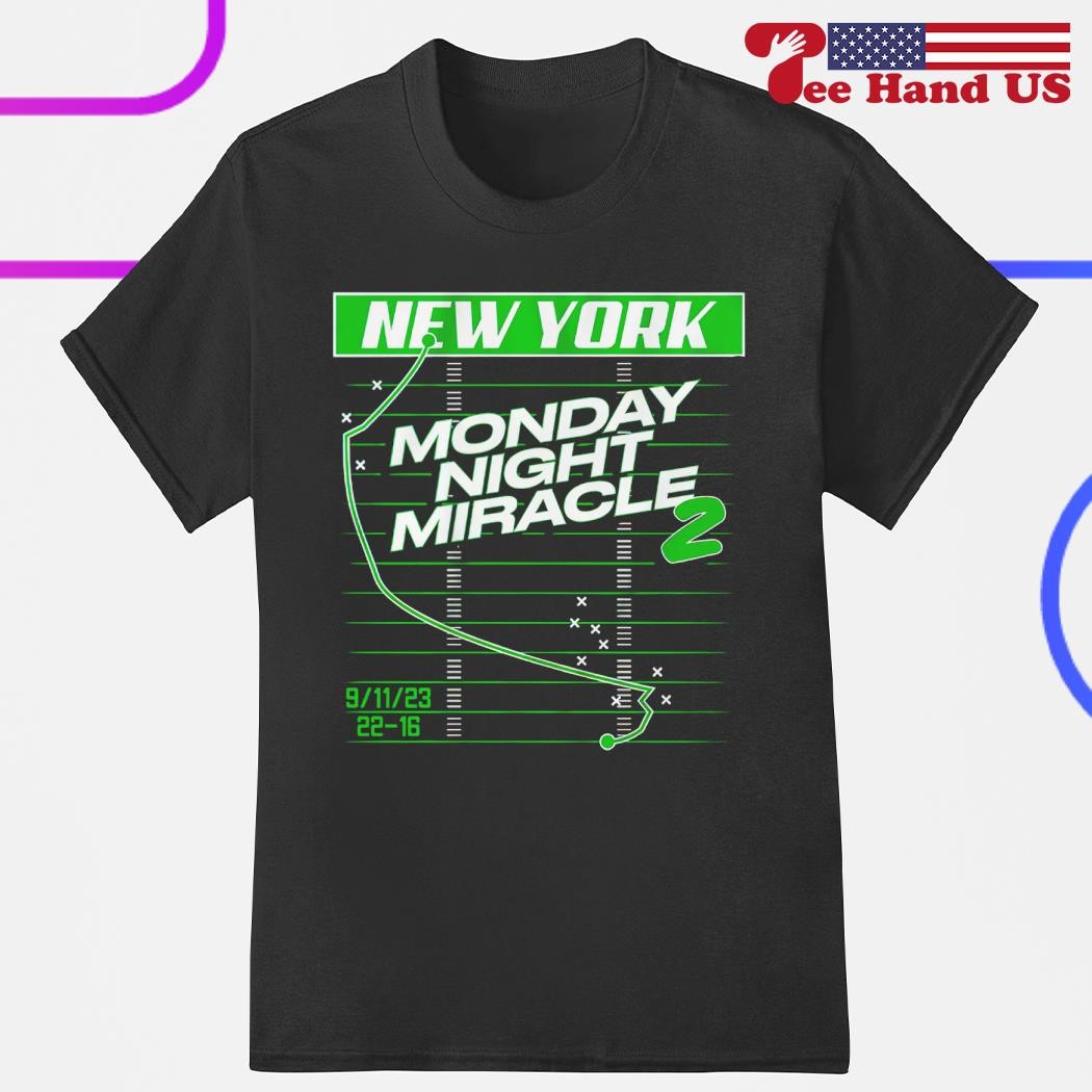 New York Jets Monday Night Miracle Retro Shirt