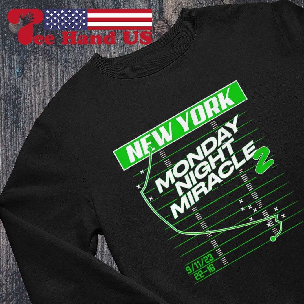 New York Jets Monday Night Miracle Retro Shirt