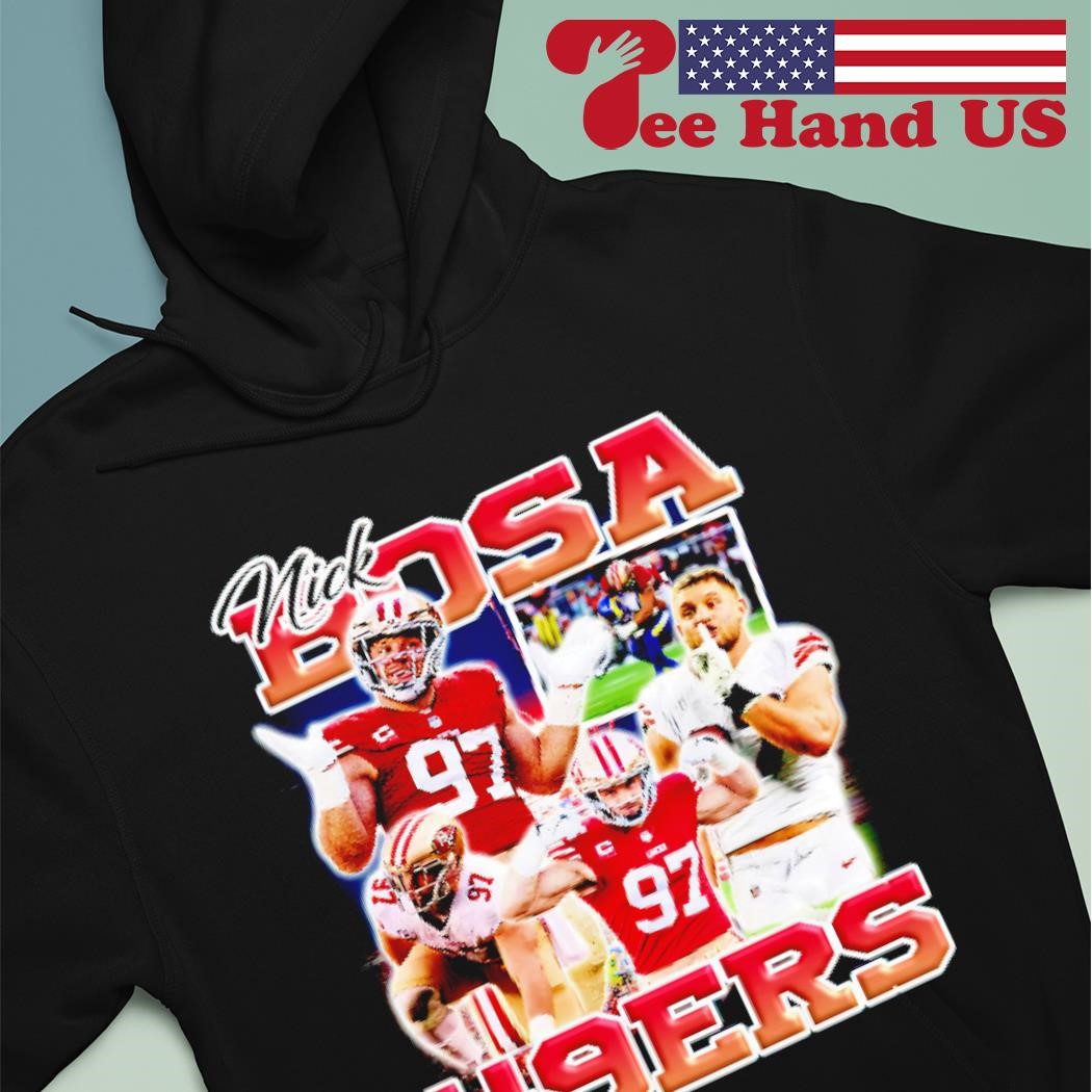 Nick Bosa San Francisco 49ers retro shirt, hoodie, sweater, long sleeve and  tank top