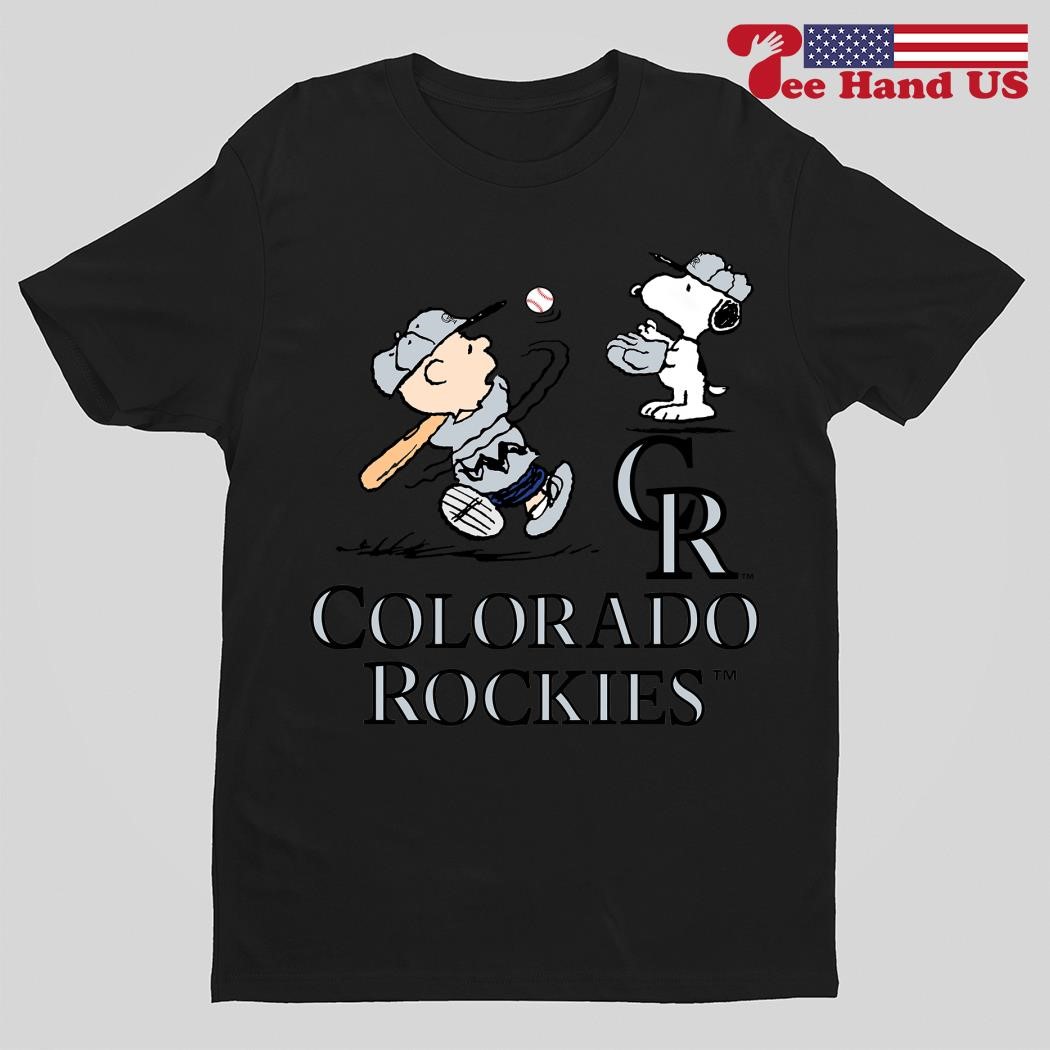 Peanuts Characters Colorado Rockies Baseball Team shirt - Kingteeshop