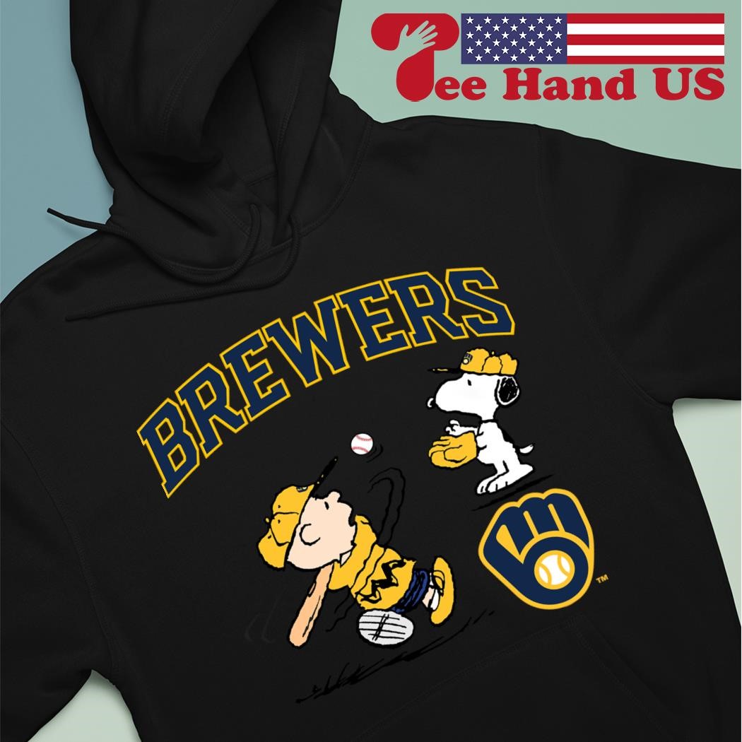 Snoopy Woodstock Milwaukee Brewers Baseball Shirt - High-Quality