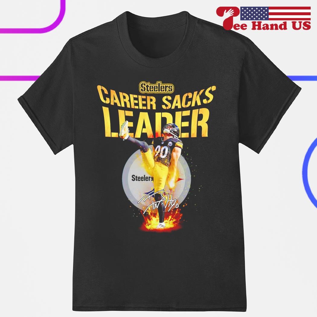 Tj Watt Steelers All Time Sacks Leader With 81 5 Signature Shirt -  Peanutstee