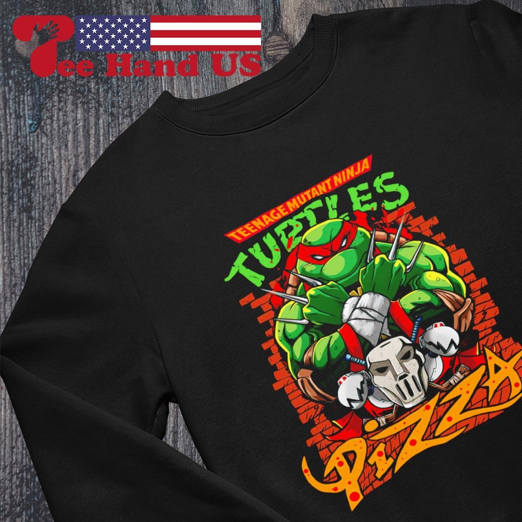 Teenage Mutant Ninja Turtles Pizza White T-Shirt  Teenage mutant ninja  turtle pizza, Ninja turtle pizza, Mutant ninja turtles