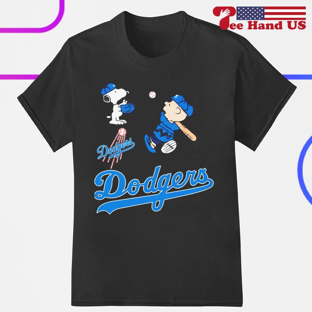 Snoopy and Charlie Brown Dodgers shirt, hoodie, sweater, long