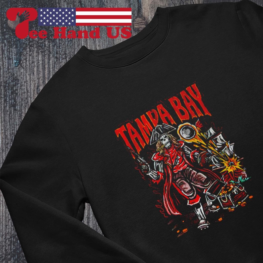 Tampa Bay Buccaneers skeleton pirate shirt, hoodie, sweater, long sleeve  and tank top