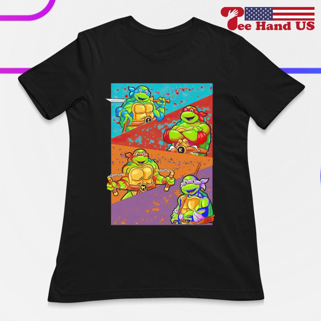 Womens Retro Teenage Mutant Ninja Turtles Shirt