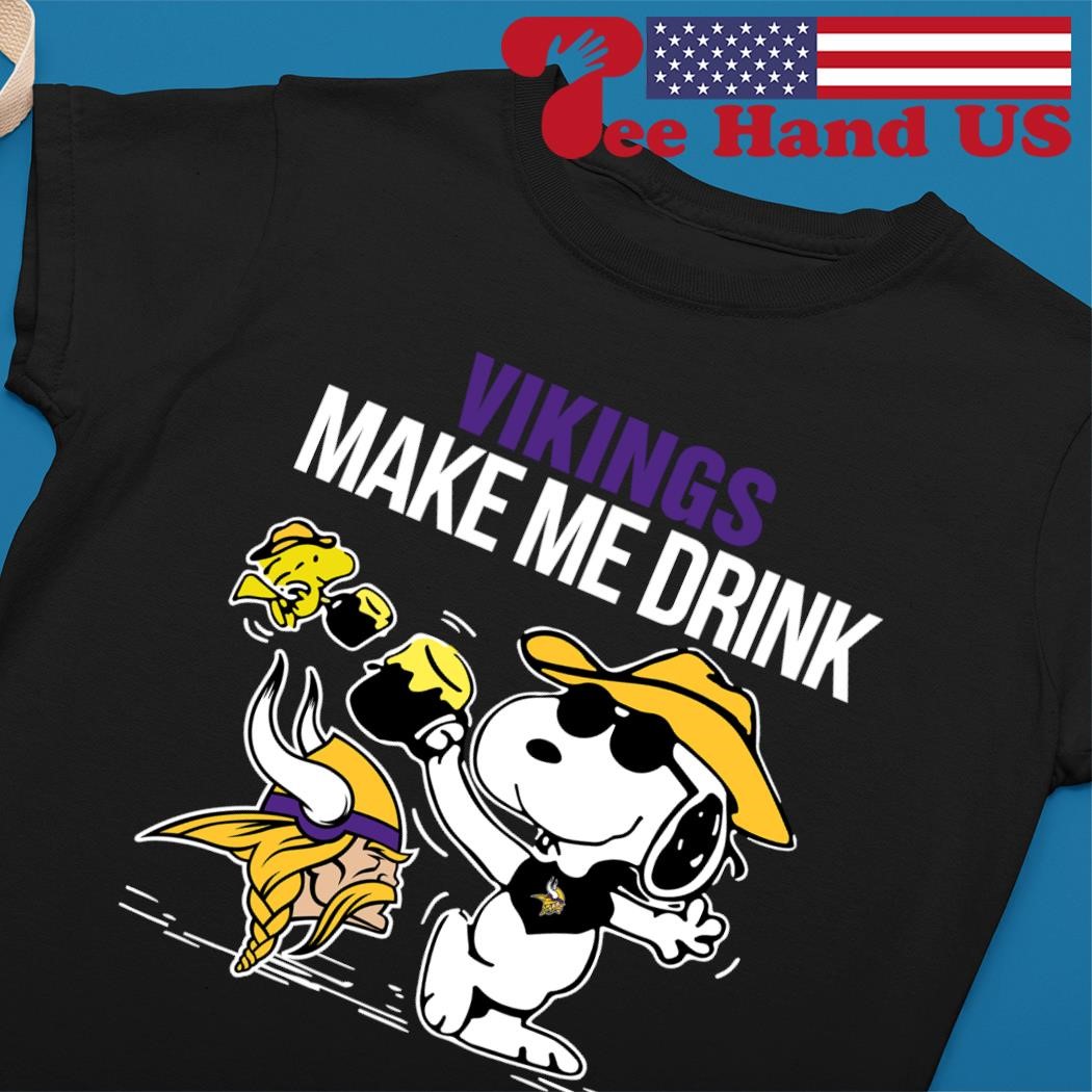 Official this team makes me drink Minnesota Vikings shirt, hoodie, sweater,  long sleeve and tank top