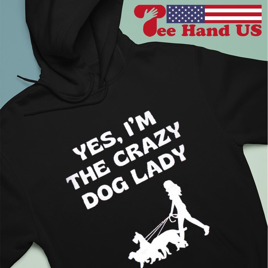 Crazy dog hot sale lady hoodie