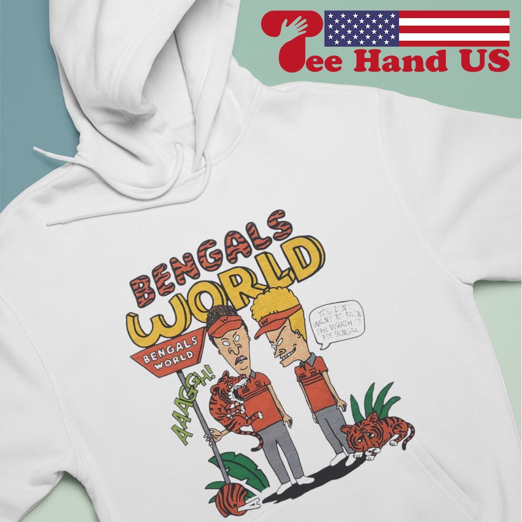 Beavis And Butthead X Cincinnati Bengals World Tee Shirt Hoodie