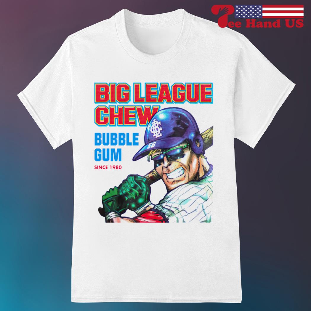 Big league chew bubble gum since 1980 retro graphic shirt, hoodie, sweater,  long sleeve and tank top