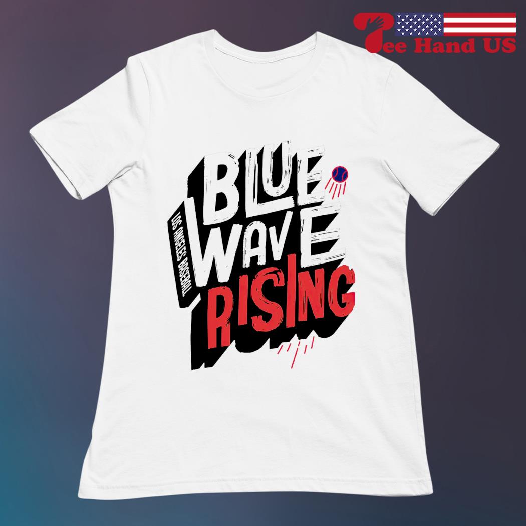 Official Los Angeles Dodgers Blue Wave Rising Shirt, hoodie, sweater and  long sleeve