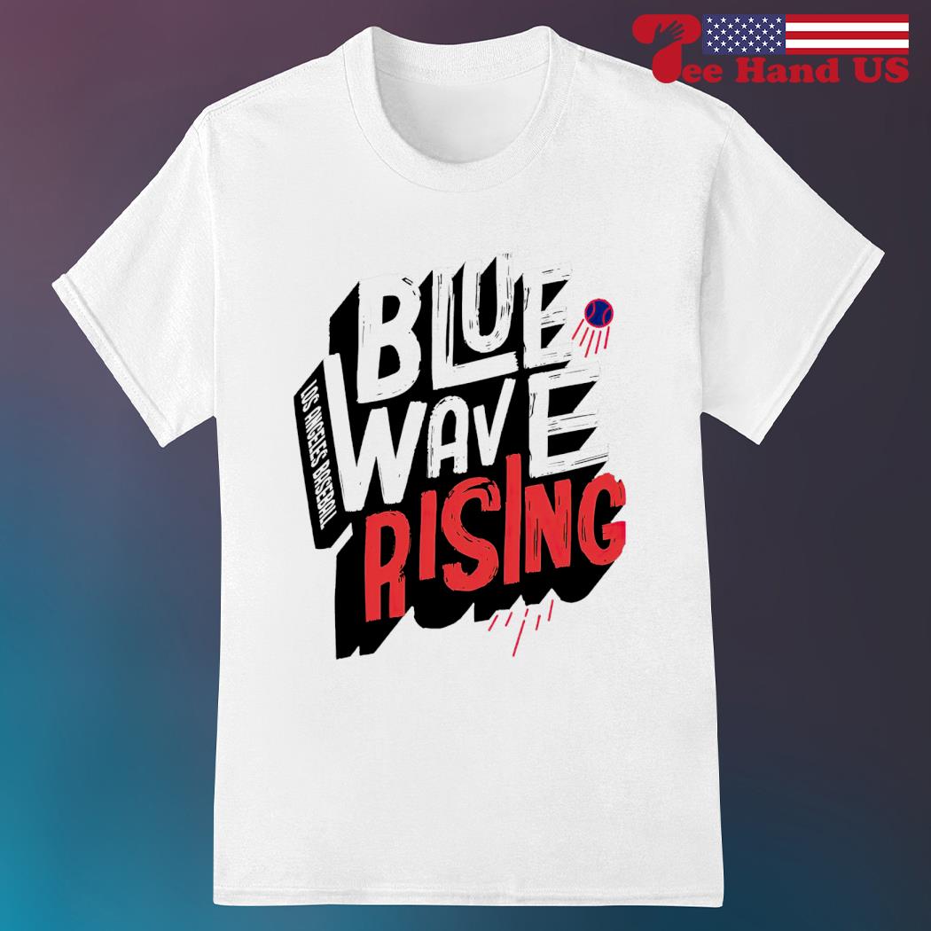 Official Los Angeles Dodgers Blue Wave Rising Shirt, hoodie