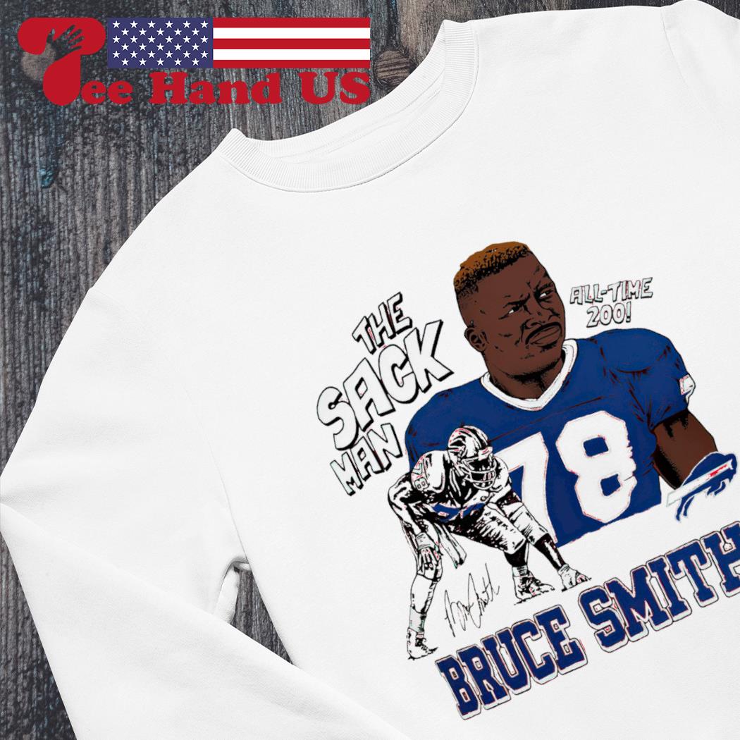 The Sack Man Buffalo Bills Bruce Smith Shirt