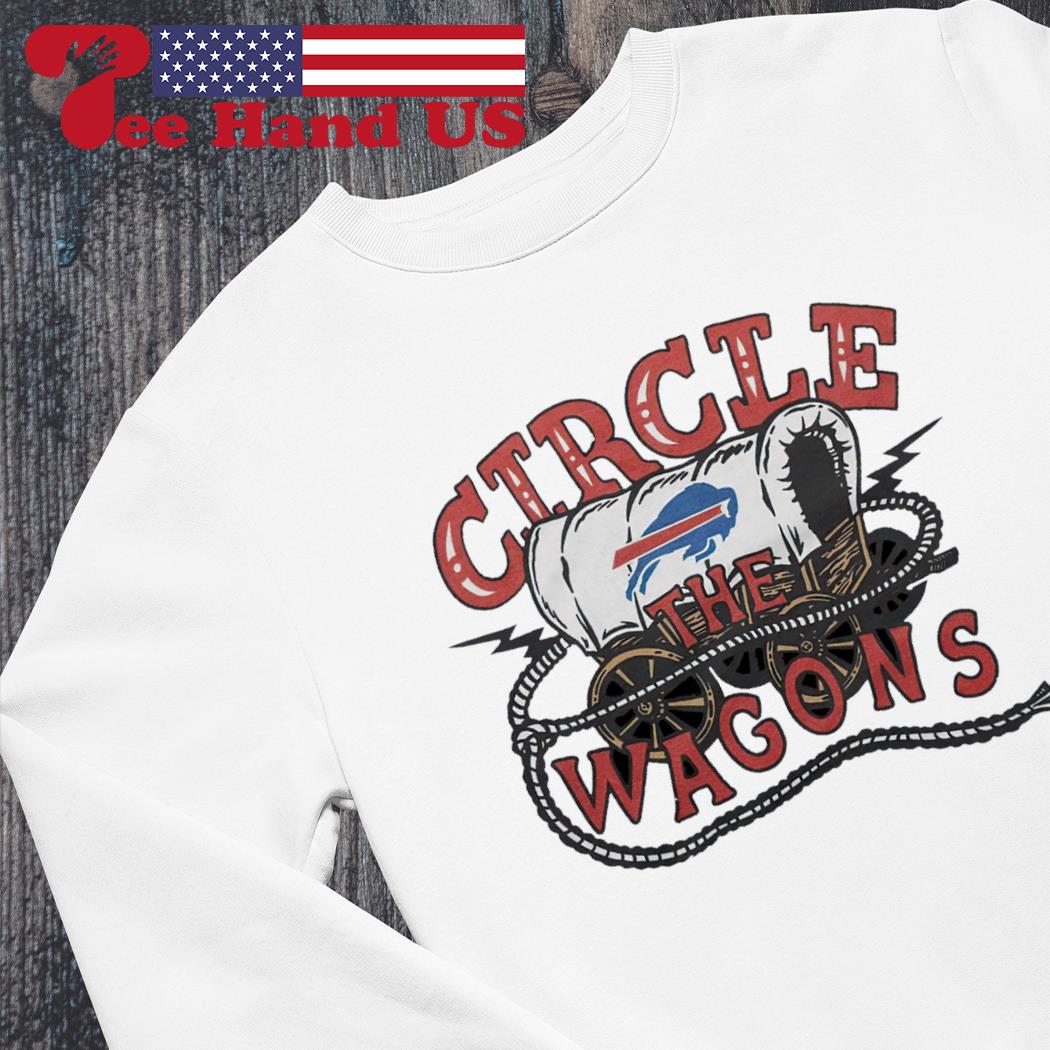 Buffalo Circle the Wagons Tee - Gridiron Pastime Vintage Football