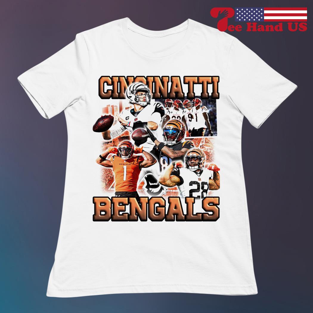 Cincinnati Bengals Team players retro shirt, hoodie, sweater, long sleeve  and tank top