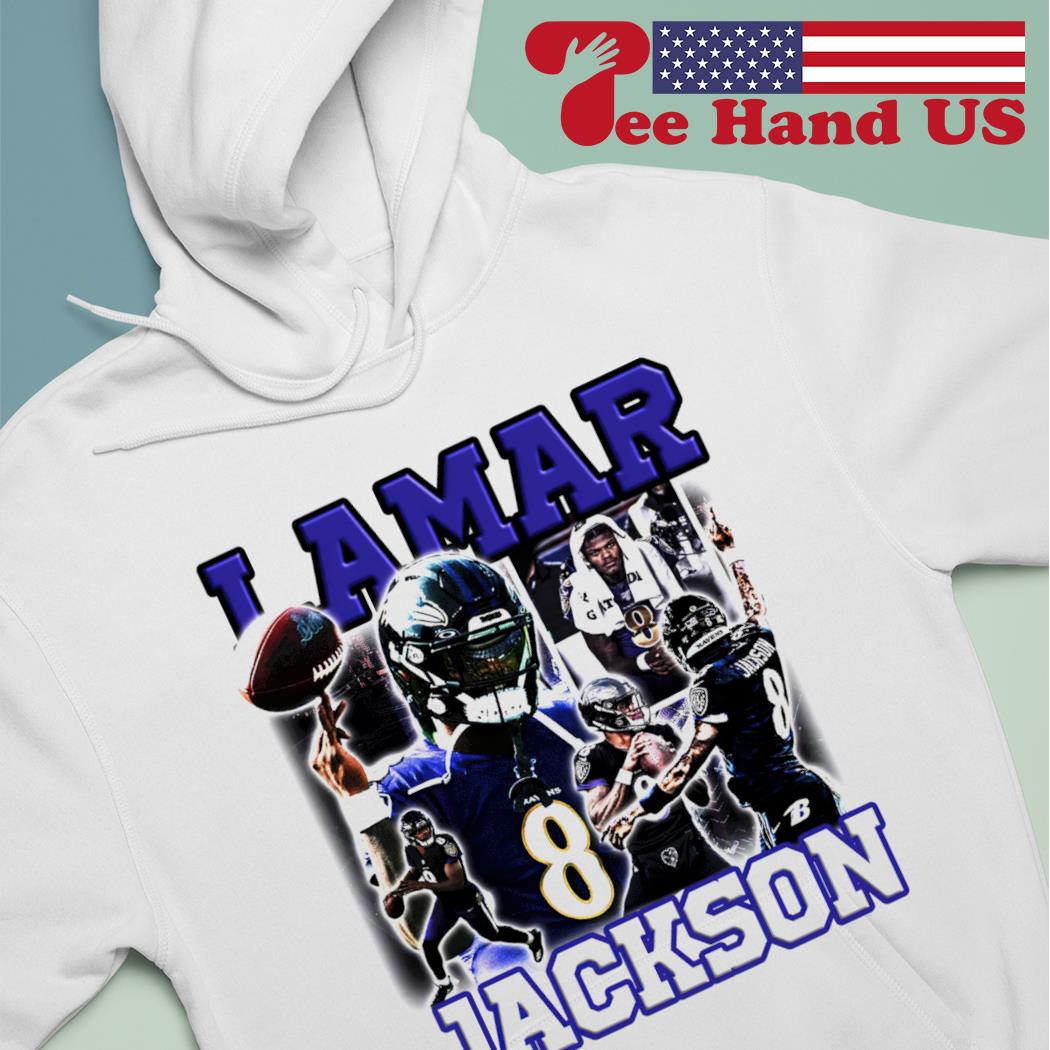 Lamar Jackson Baltimore Ravens retro shirt, hoodie, sweater, long