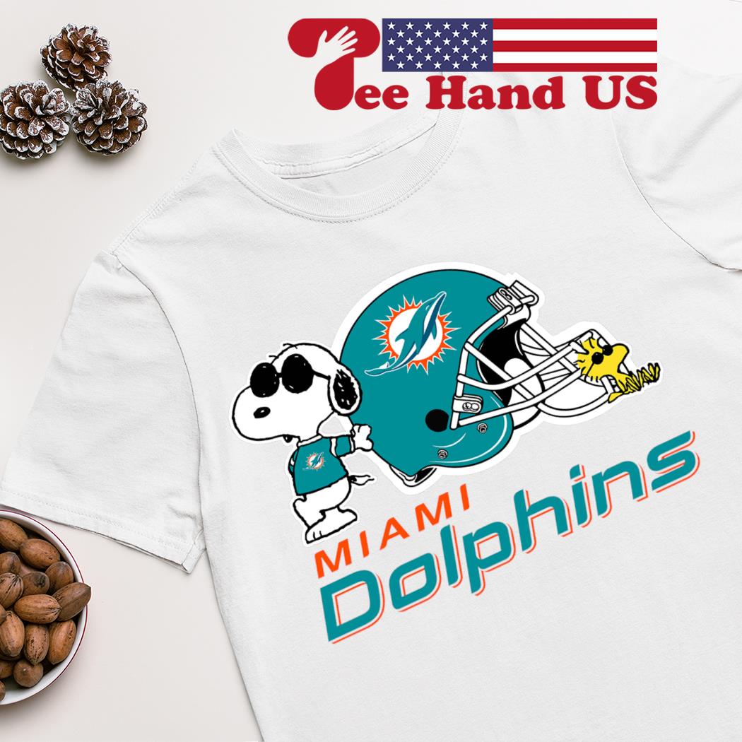 Snoopy miami dolphins shirt, hoodie, sweater, long sleeve and tank top