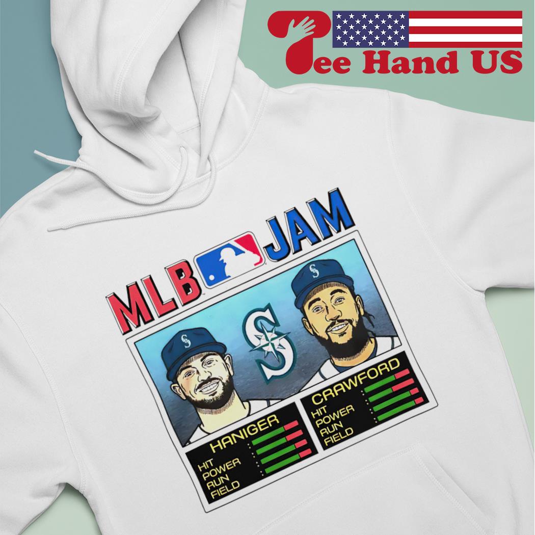 MLB Jam Mariners Haniger And Crawford T Shirt