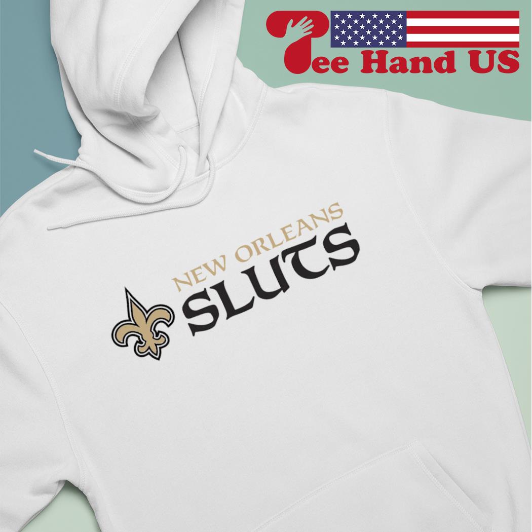 New Orleans Saints Pullover Hoodie Hooded White Sweatshirt