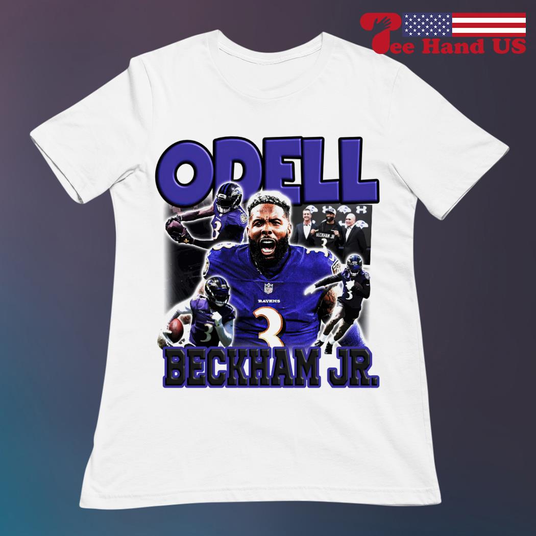 Odell Beckham Jr. Baltimore Ravens Youth Player Name & Number T-Shirt,  hoodie, sweater, long sleeve and tank top