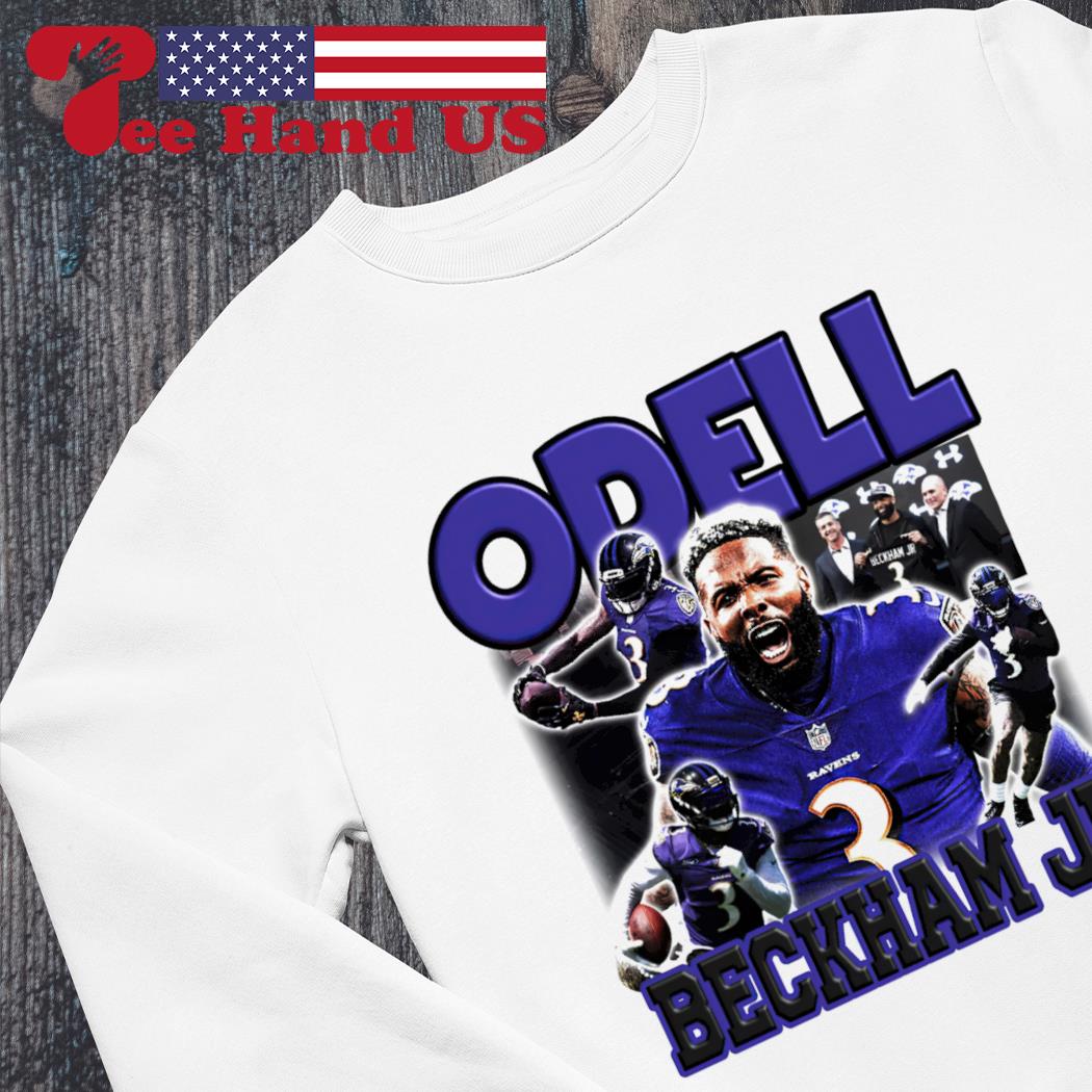 Odell Beckham Jr Baltimore Ravens photo shirt, hoodie, sweater, long sleeve  and tank top