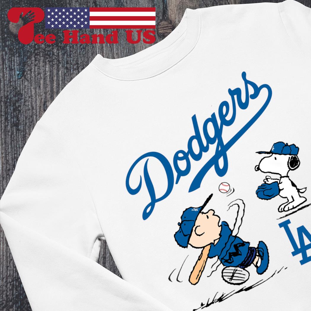 Dodgers Snoopy Baseball Jersey - Navy