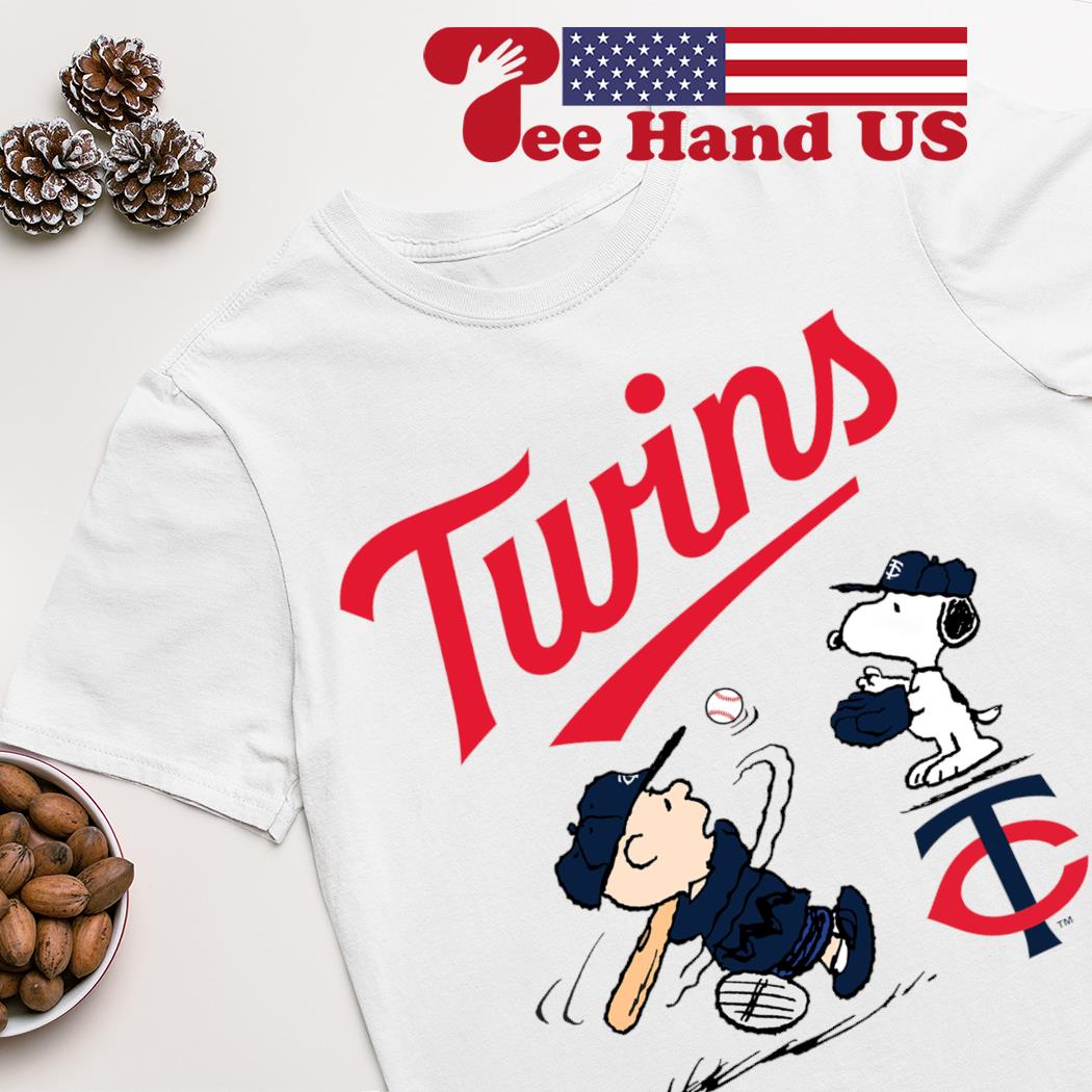 Peanuts Charlie Brown And Snoopy Playing Baseball Minnesota Twins shirt,sweater,  hoodie, sweater, long sleeve and tank top