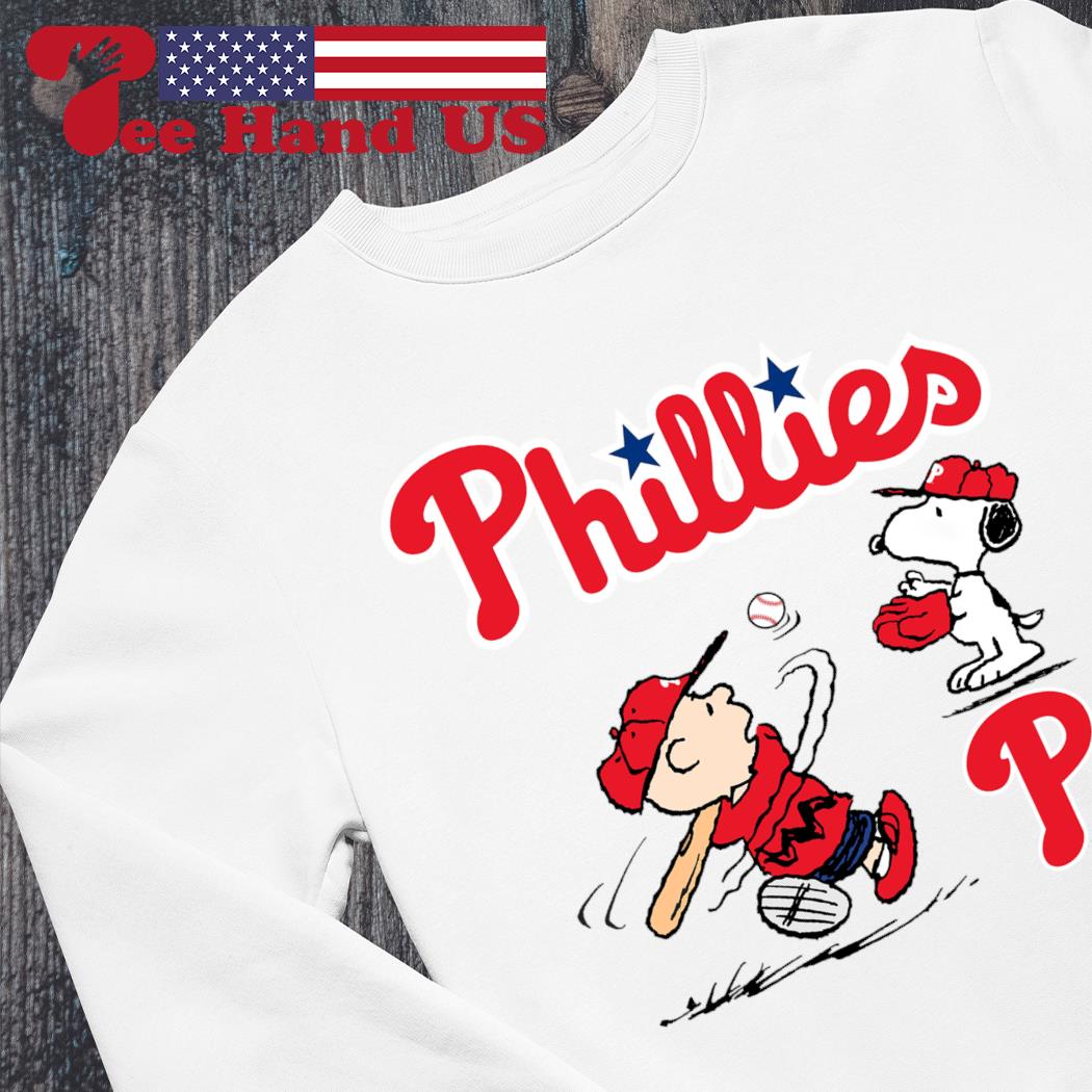 MLB The Peanuts Movie Snoopy Forever Win Or Lose Baseball Philadelphia  Phillies Shirt