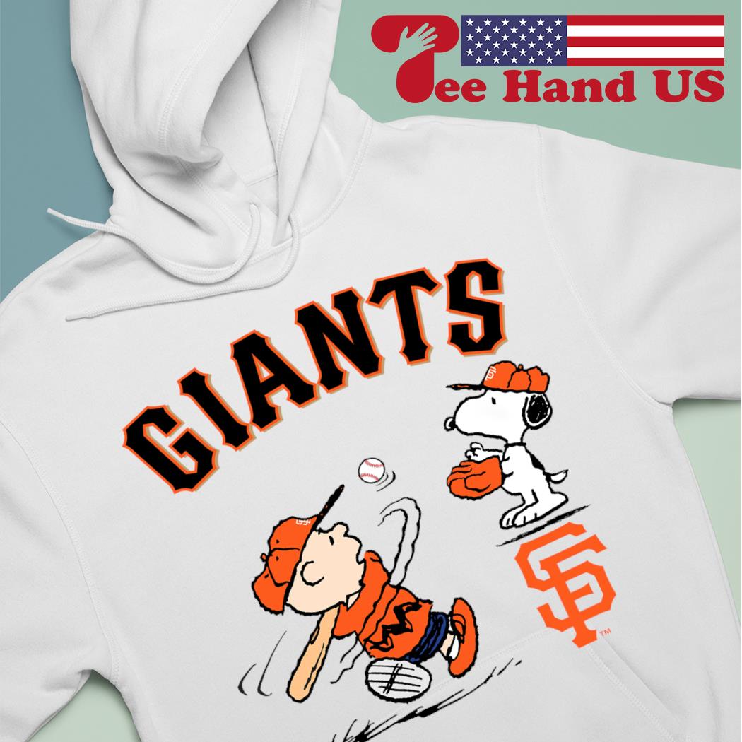 Peanuts Charlie Brown And Snoopy Playing Baseball San Francisco Giants shirt,sweater,  hoodie, sweater, long sleeve and tank top