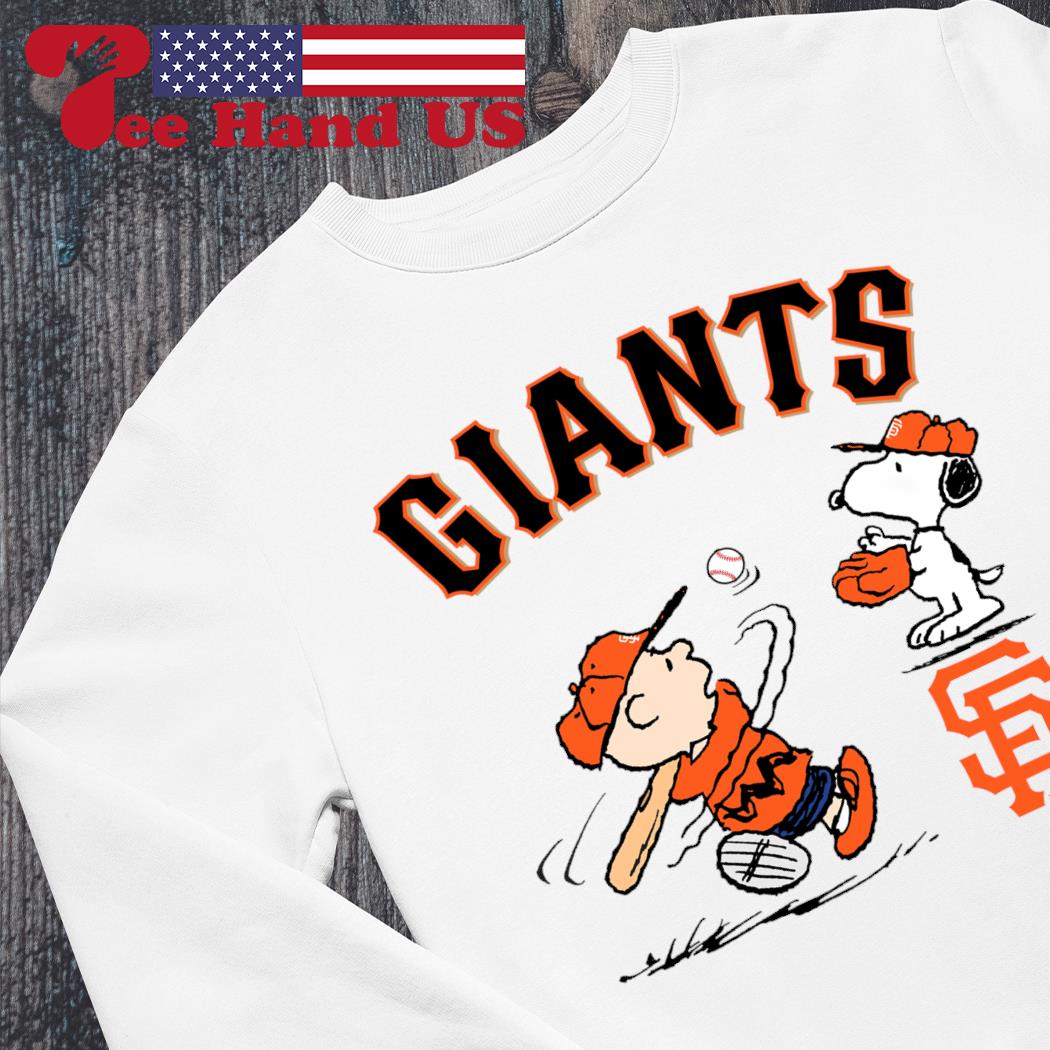 Official Snoopy Charlie Brown San Francisco Giants Baseball 2023