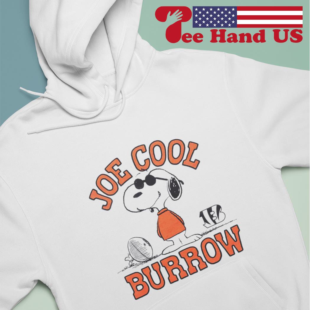 Peanuts x Bengals Joe Cool Burrow  Retro Snoopy x Joe Burrow T-Shirt –  HOMAGE