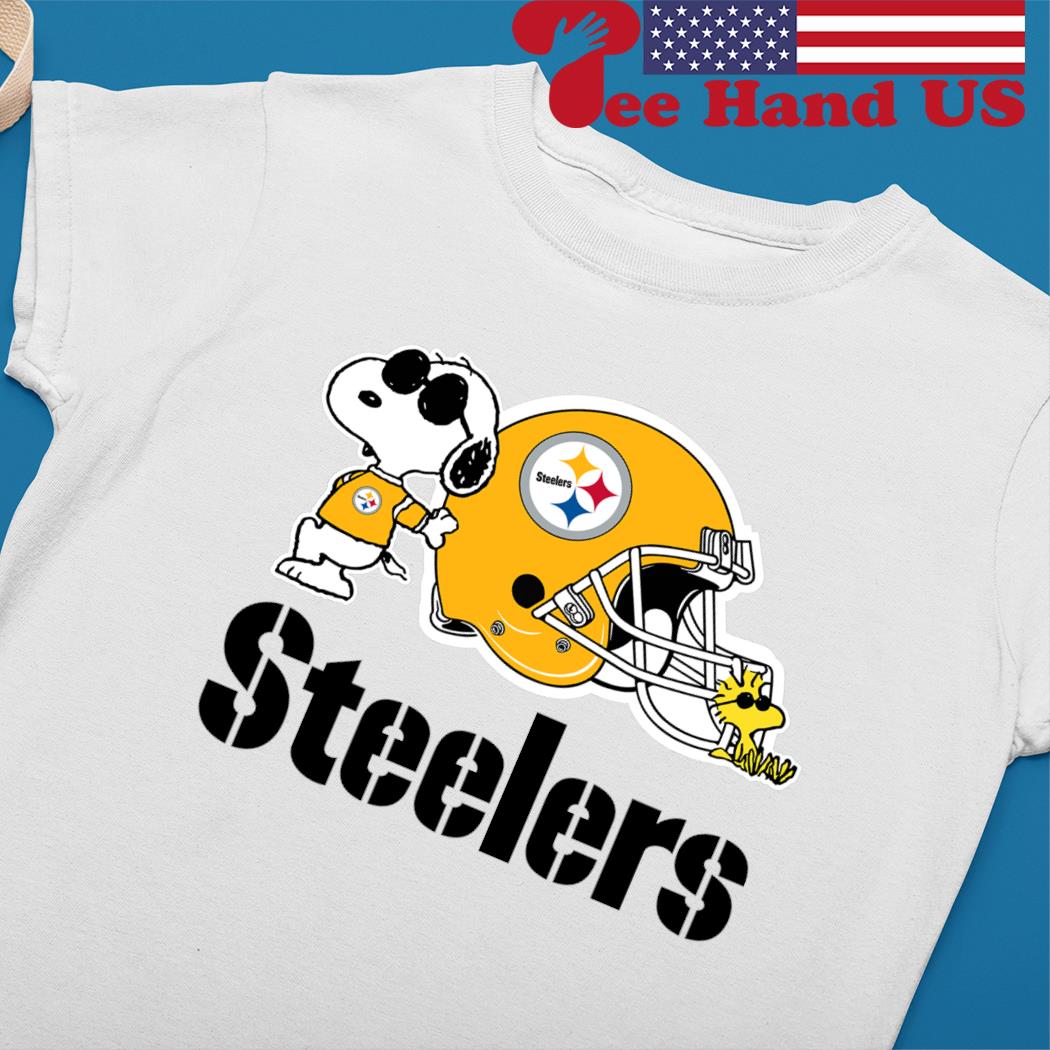 NFL Pittsburgh Steelers Snoopy and Woodstock Merry Christmas shirt