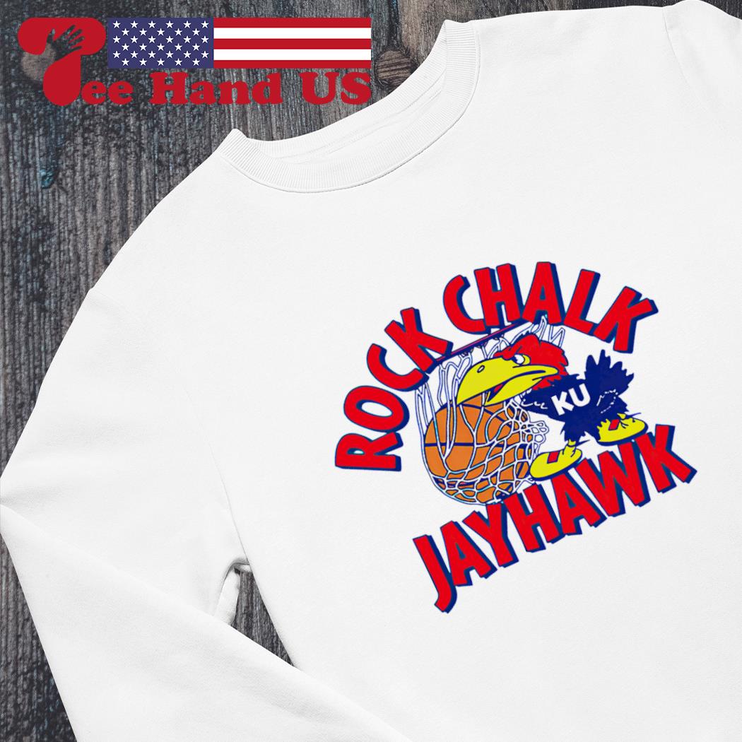 Kansas Jayhawks Rock Chalk Jayhawk T-Shirt - Royal