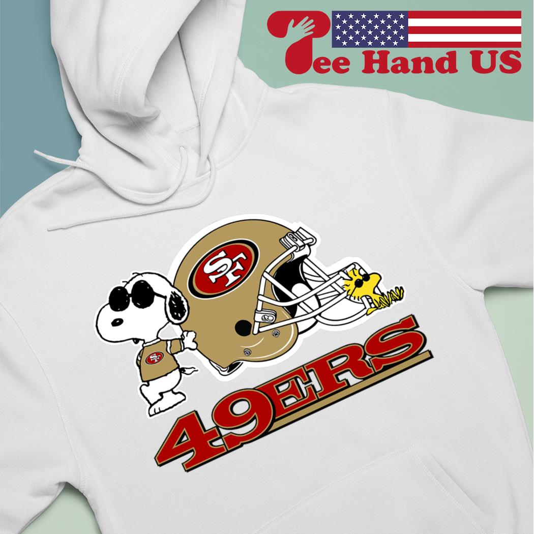 Snoopy And Woodstock San Francisco 49ers Christmas Shirt, hoodie, sweater,  long sleeve and tank top