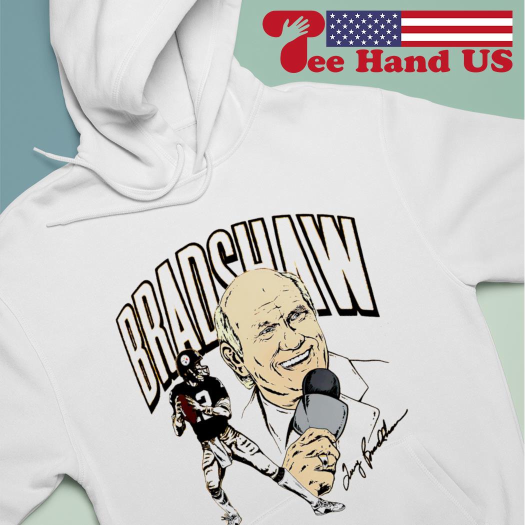 Premium Blonde Bomber Terry Bradshaw Caricature Shirt, hoodie, sweater,  long sleeve and tank top