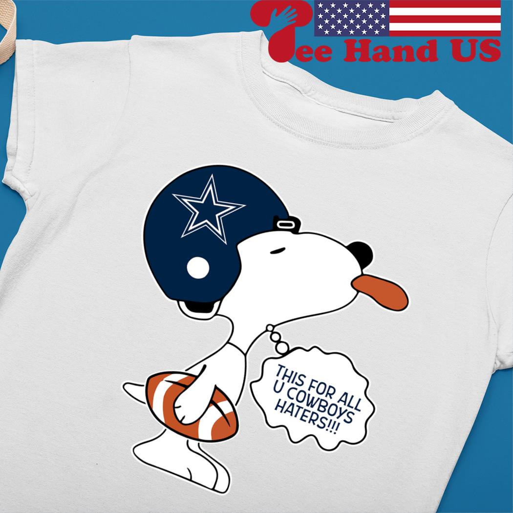 Nfl Dallas Cowboys logo and snoopy dog shirt, hoodie, sweater, long sleeve  and tank top