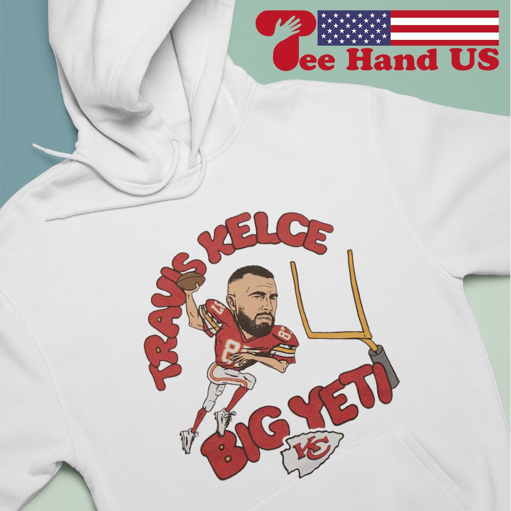 Homage Chiefs Travis Kelce Big Yeti Gold Shirt