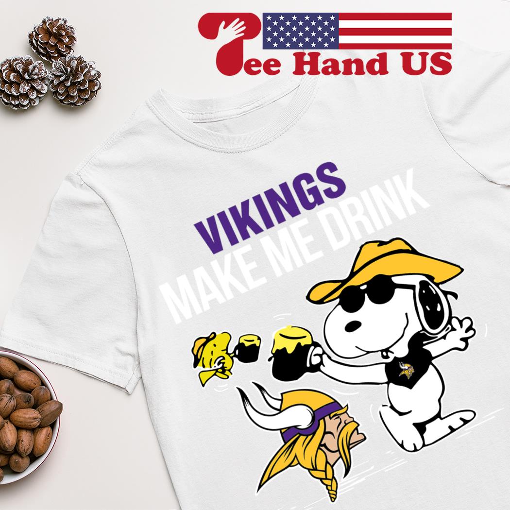 Joe Cool Snoopy Minnesota Vikings T-Shirt - T-shirts Low Price