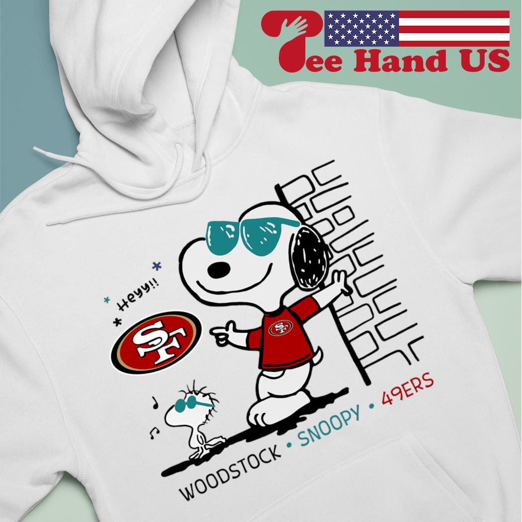 Woodstock Snoopy 49ers shirt,sweater, hoodie, sweater, long sleeve