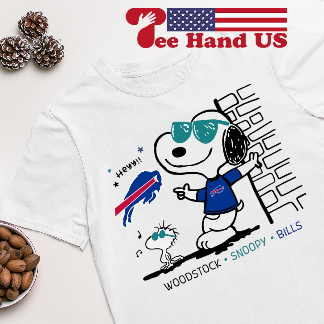 NFL Buffalo Bills Snoopy and Woodstock Merry Christmas Shirt - NVDTeeshirt