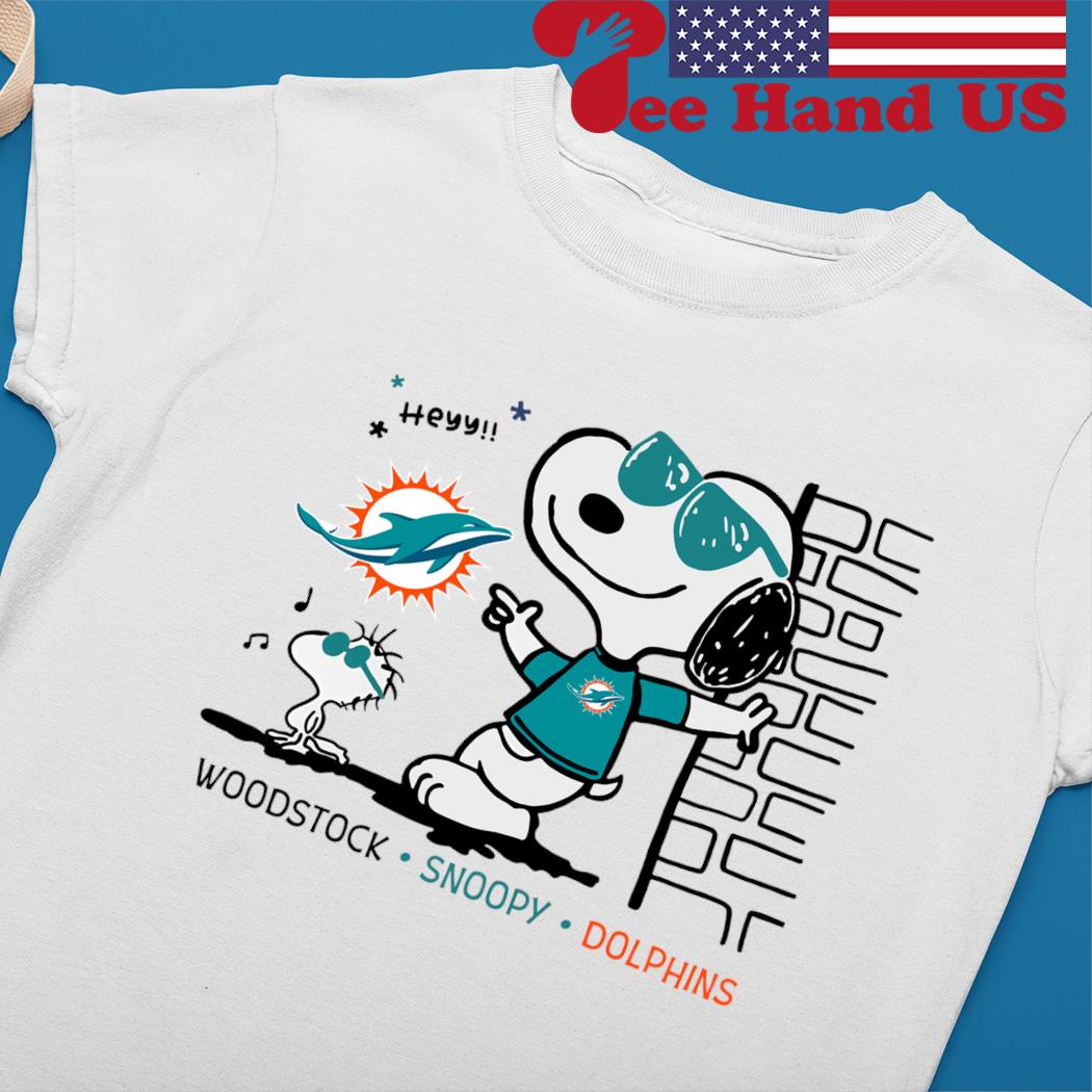 Woodstock Snoopy Dolphins shirt, hoodie, sweater, long sleeve and tank top