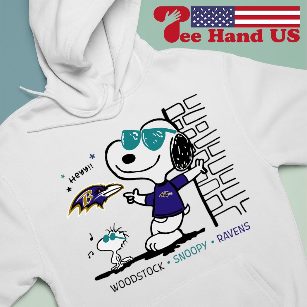 Woodstock Snoopy Ravens shirt,sweater - Limotees