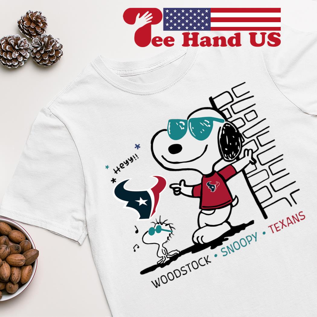 Joe Cool Snoopy Houston Texans T-Shirt - T-shirts Low Price