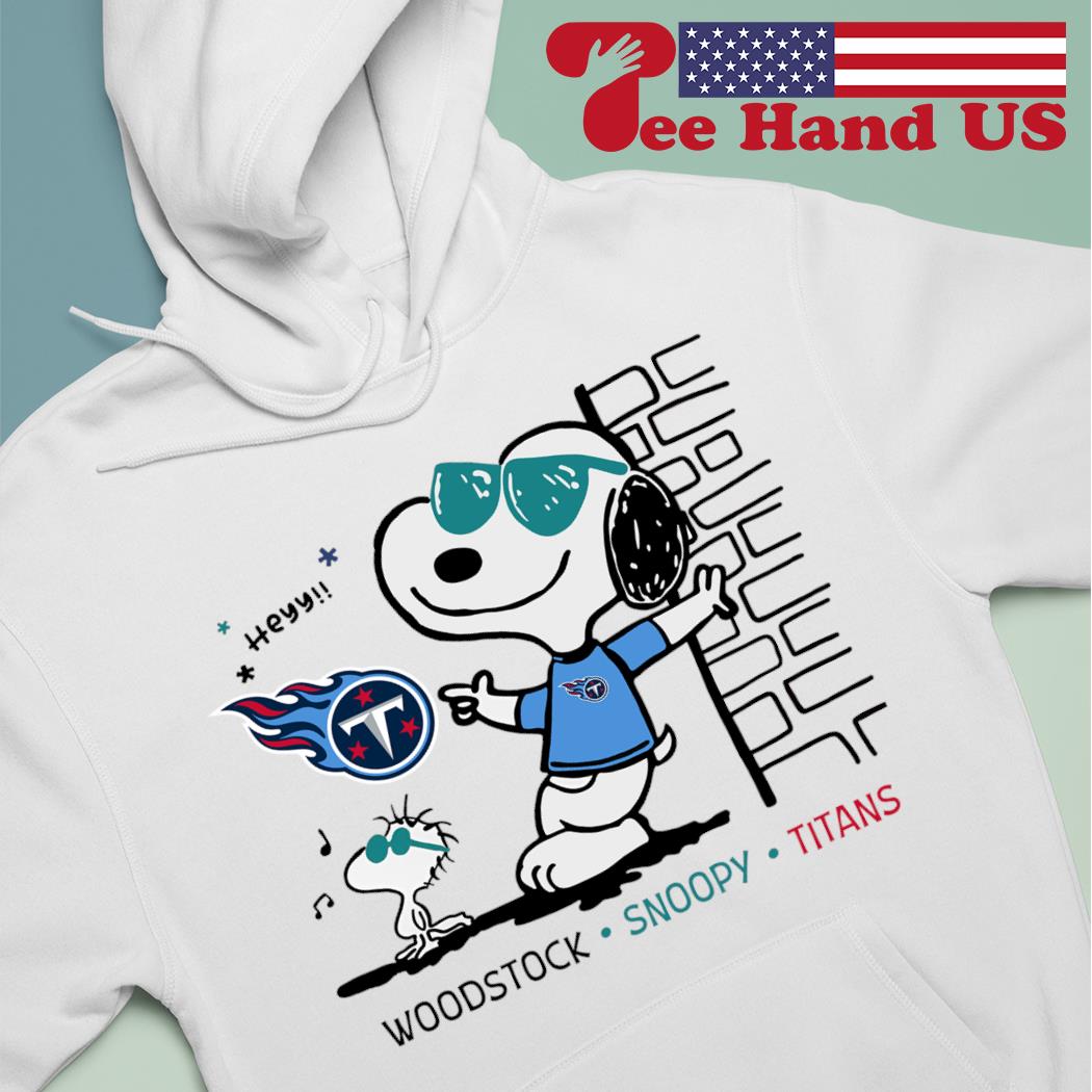 Woodstock Snoopy Titans shirt, hoodie, sweater, long sleeve and