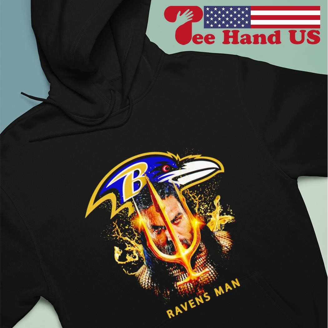 Buy Ravens man x aquaman shirt For Free Shipping CUSTOM XMAS