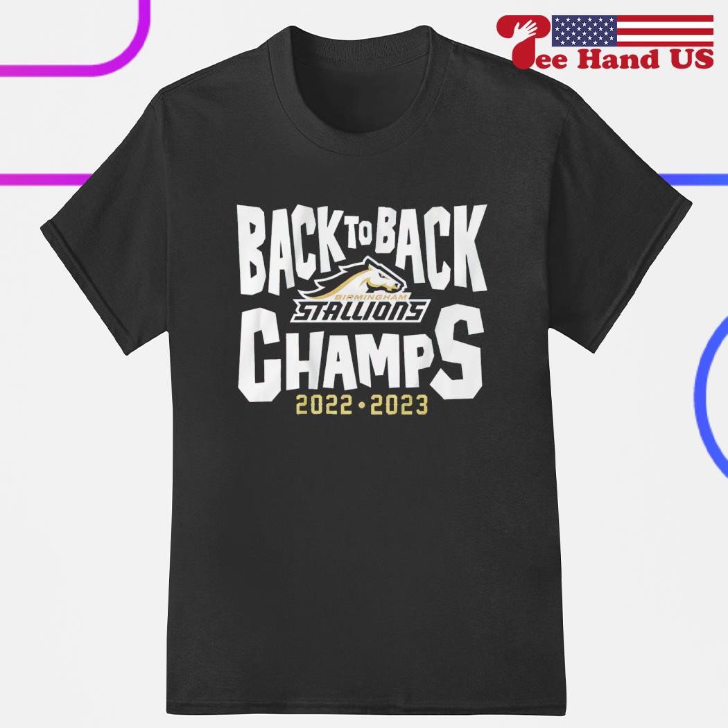 Official Birmingham Stallions 2023 United States Football League Champions  Logo Shirt, hoodie, sweater, long sleeve and tank top