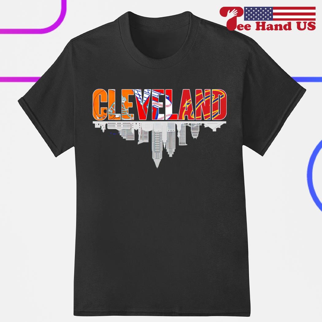 Cleveland Baseball Team All Time Legends, Cleveland City Skyline Shirt