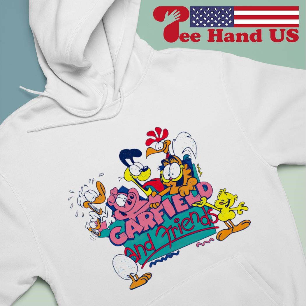 Garfield and friends funny cartoon shirt hoodie