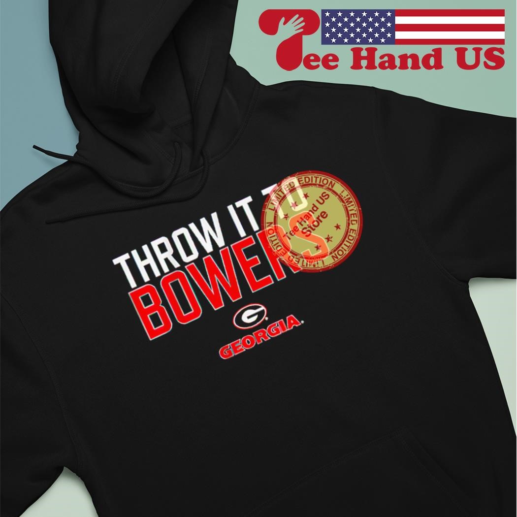 Georgia Bulldogs Throw It To Brock Bowers T-shirt,Sweater, Hoodie