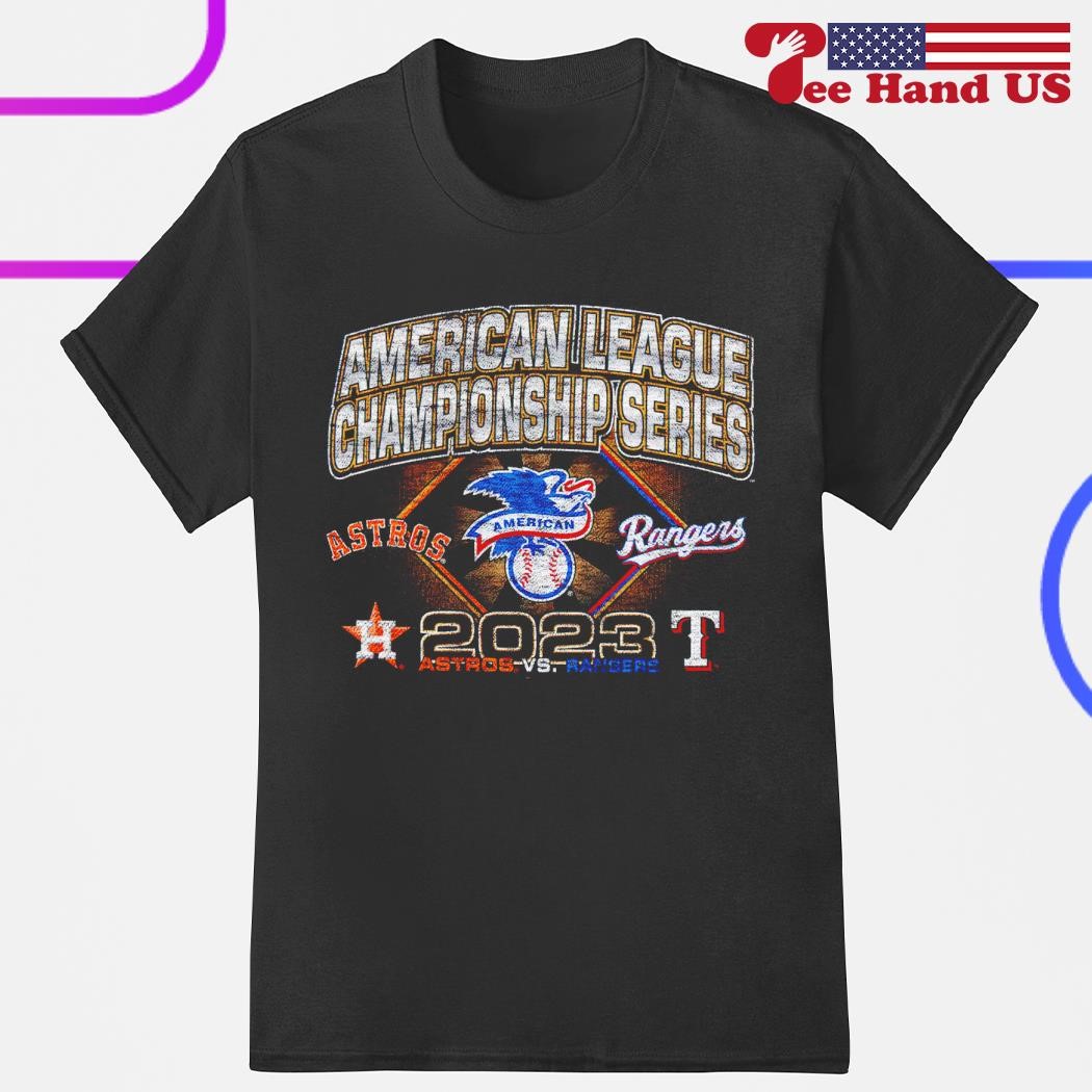 Rangers vs astros American league championship 2023 mascot shirt